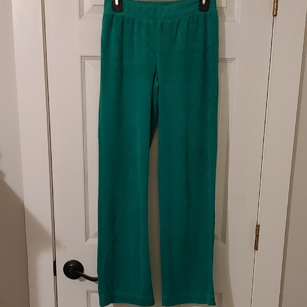 Y2K Soft Green Lounge Pants by jasmine & ginger Emerald Green Hue Women's Small